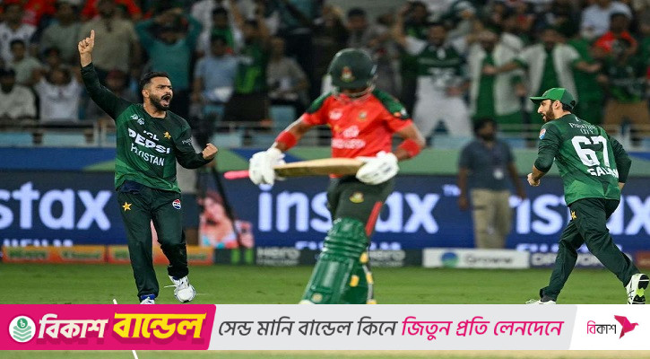 দায়িত্বজ্ঞানহীন ব্যাটিংয়ে পাকিস্তানের বিপক্ষে বাংলাদেশের ম্যাচ হাতছাড়া